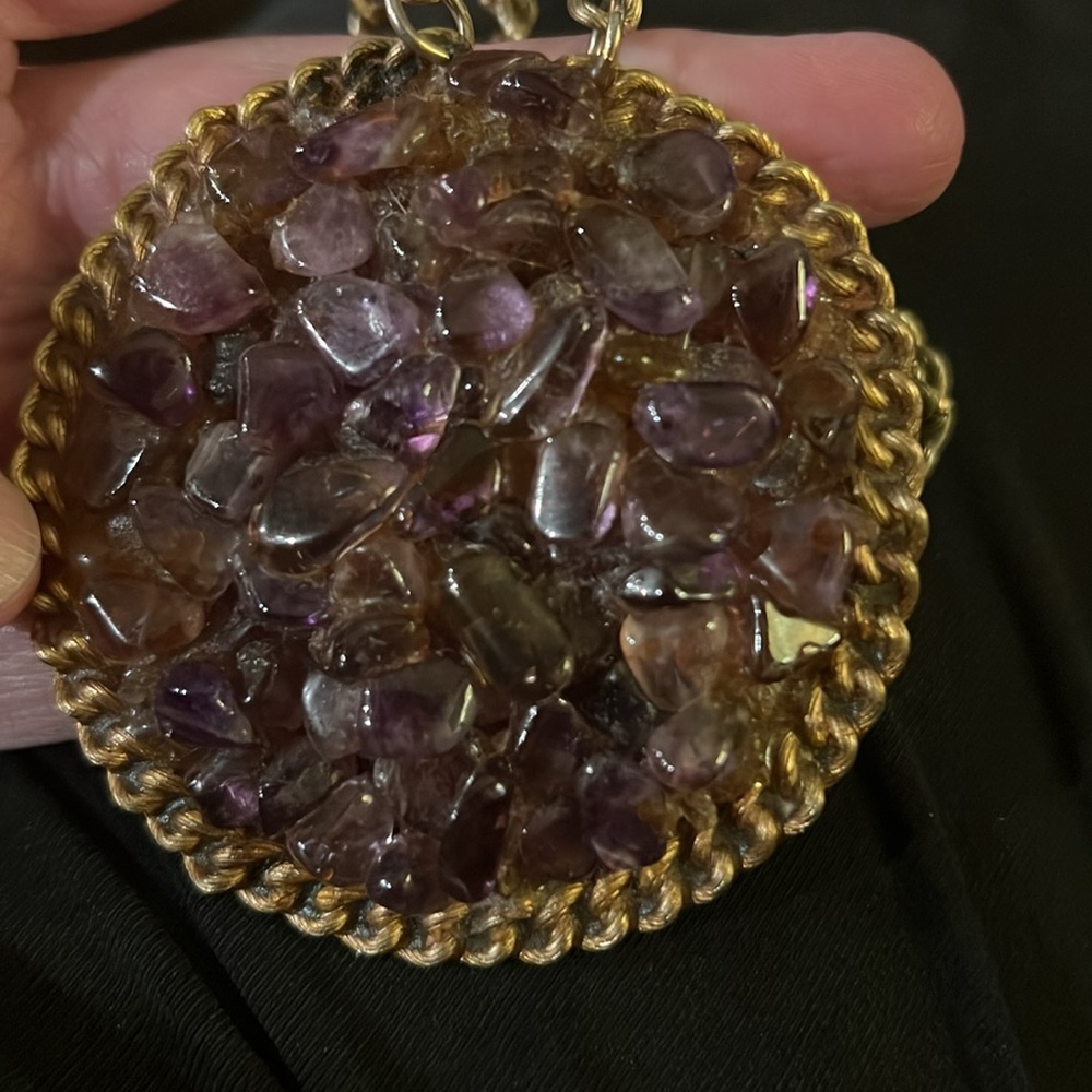 Vtg Statement Necklace - image 3